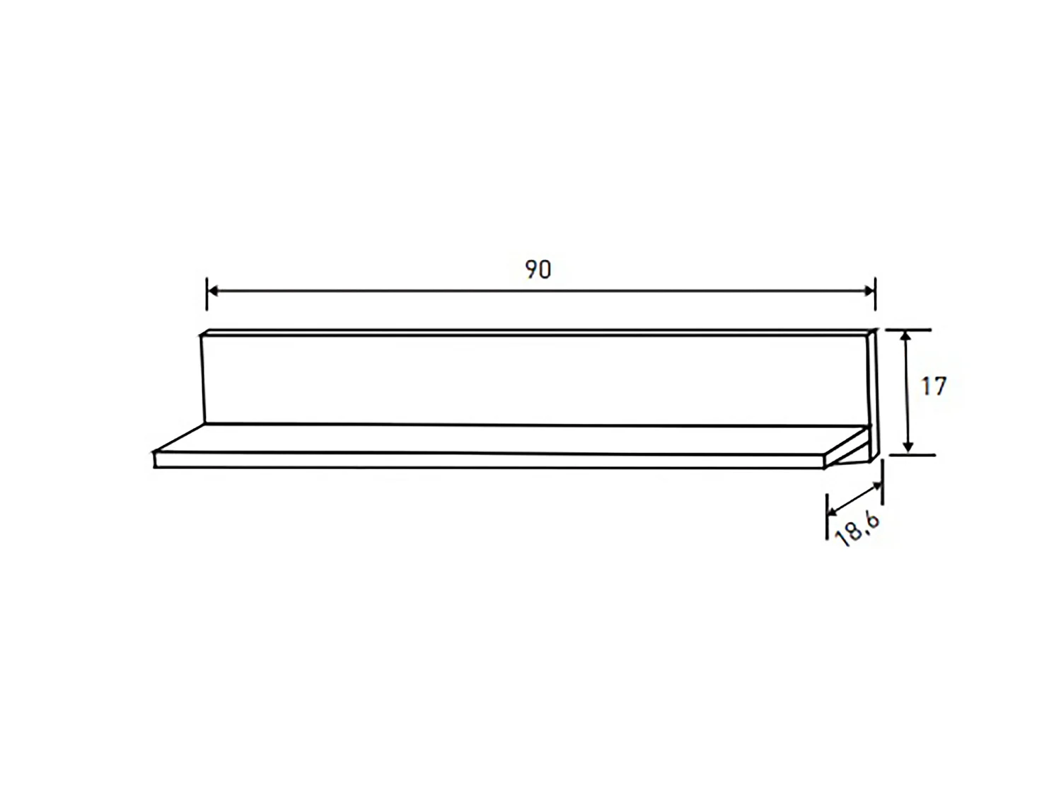 Ensemble de salon meuble TV + 1 étagère murale + meuble haut + meuble bas coloris chêne cambrian, chocolat