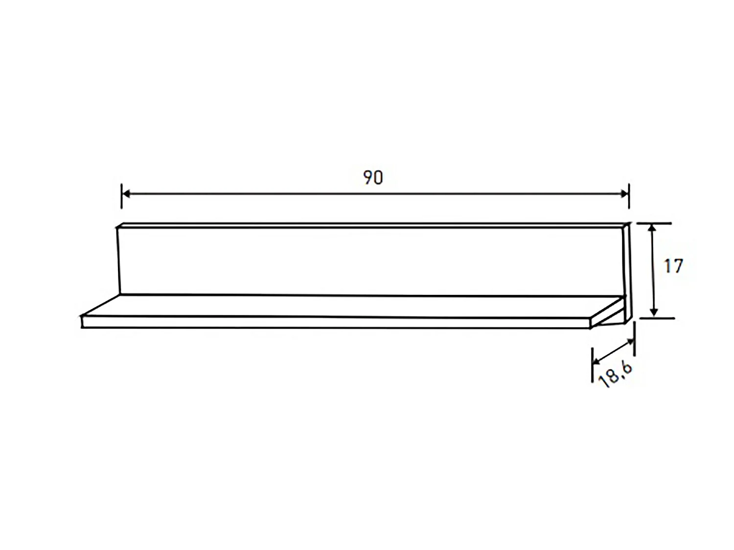 Ensemble de salon meuble TV + 1 étagère murale + meuble haut + meuble bas coloris chêne cambrian, chocolat
