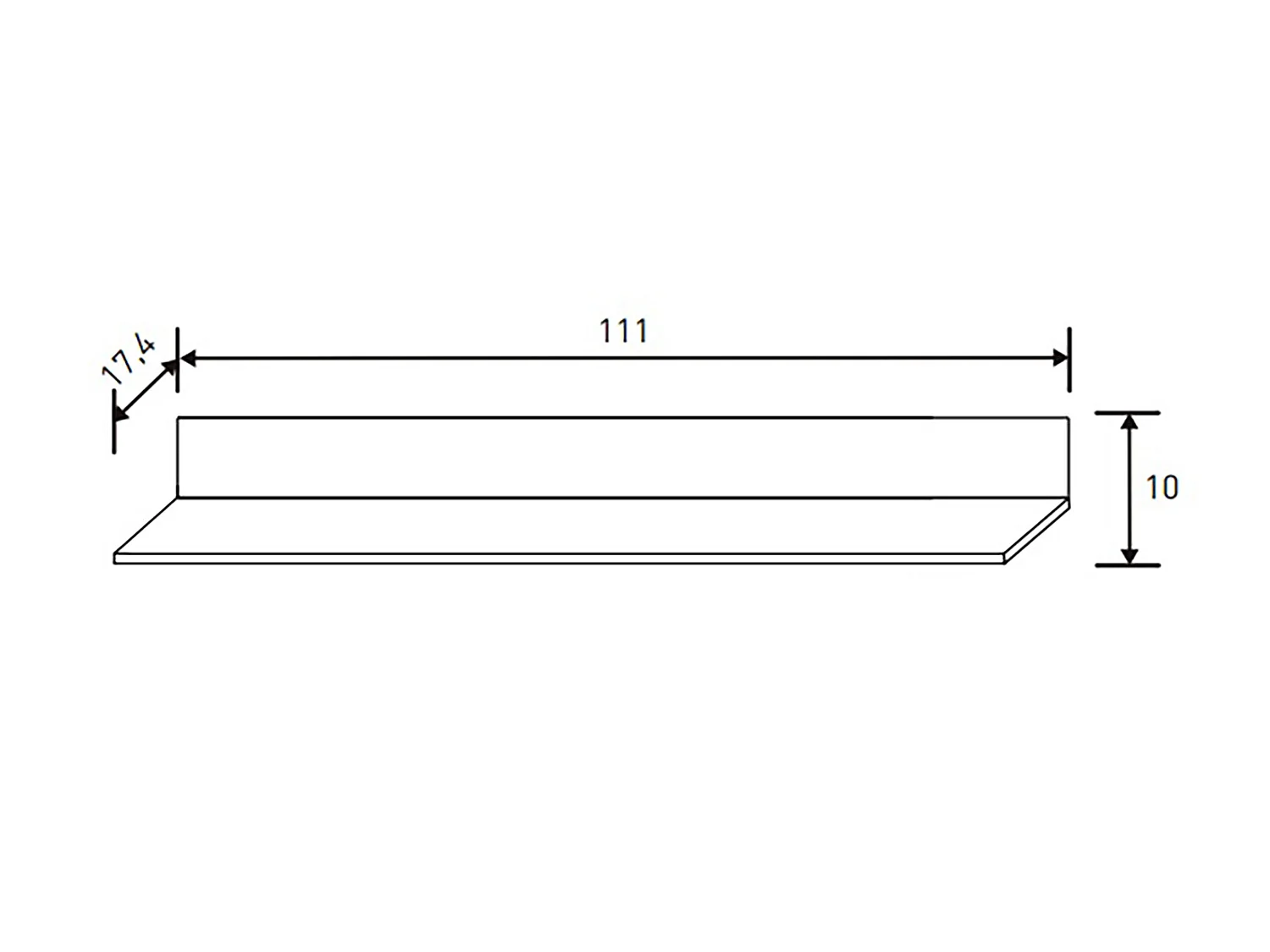 Ensemble de salon meuble TV + 1 étagère murale + vitrine murale avec LED + Buffet coloris chêne cambrian, graphite