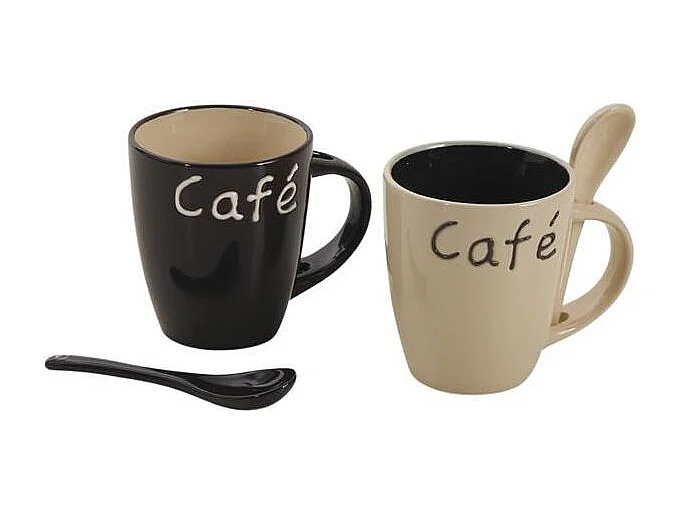Tazza da caffè in gres (set di 2)