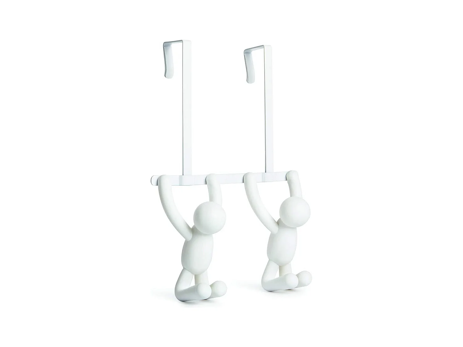 Patère double Buddy Hook blanc