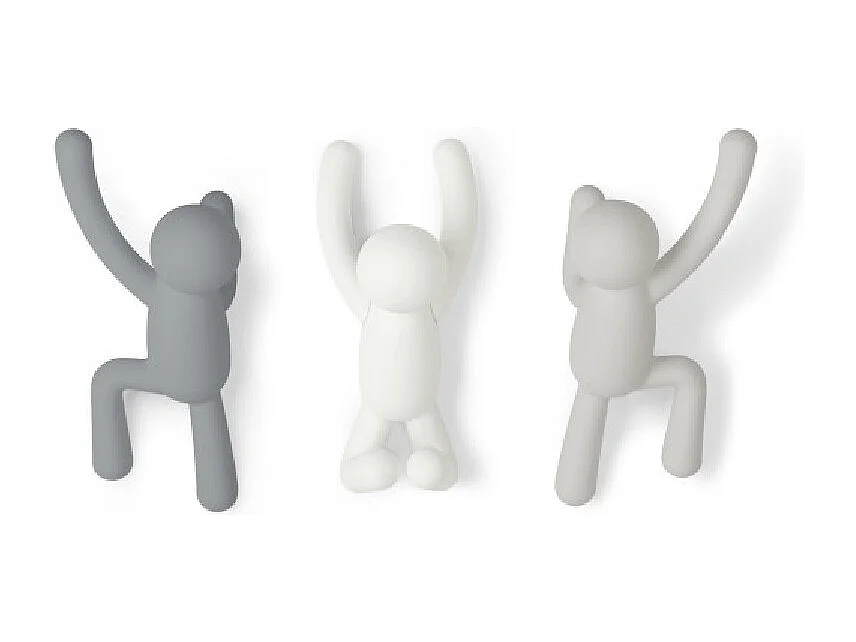 Kleiderhaken Buddy-Mann (3er-Set)