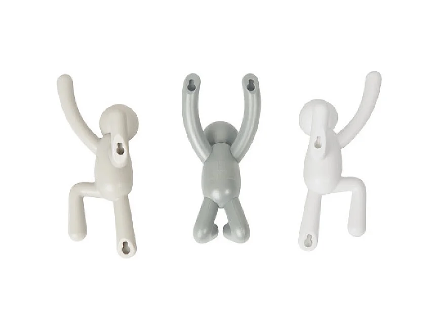 Kleiderhaken Buddy-Mann (3er-Set)