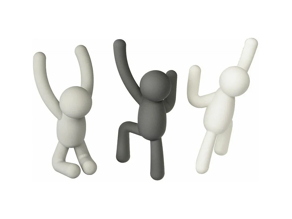 Kleiderhaken Buddy-Mann (3er-Set)