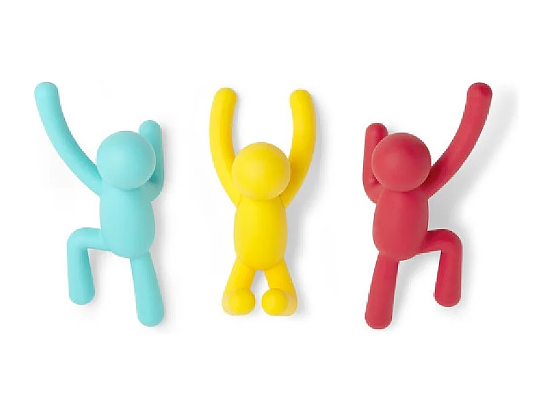 Kleiderhaken Buddy-Mann (3er-Set)