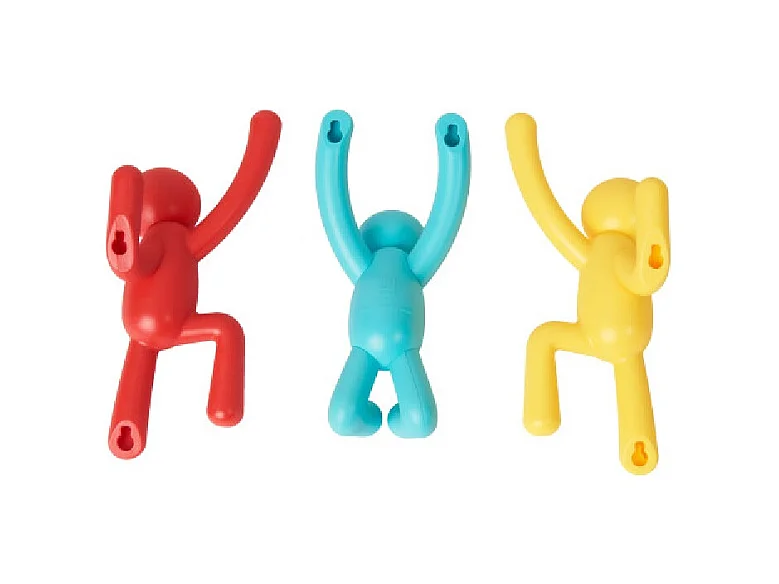 Kleiderhaken Buddy-Mann (3er-Set)