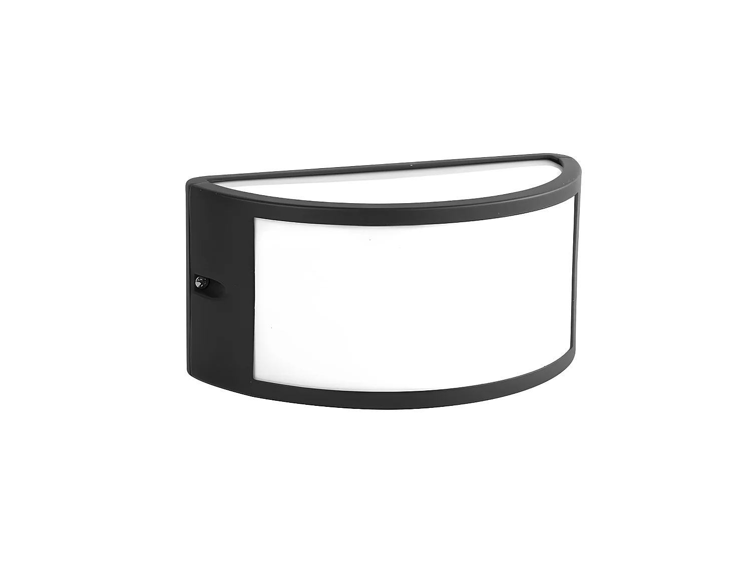 Aplique De Aluminio Negro Modelo Ara Para Jardin O Terraza