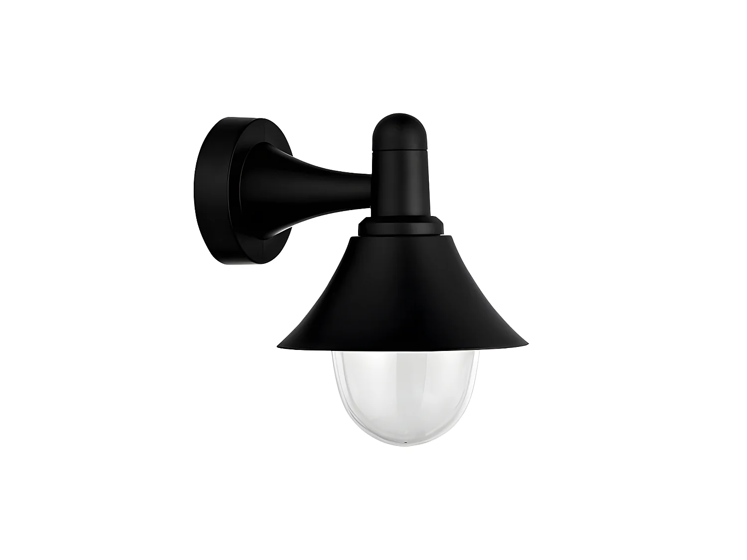 Lampada da Parete da Esterno Mentolo 1luz Nero Ip44 FABRILAMP