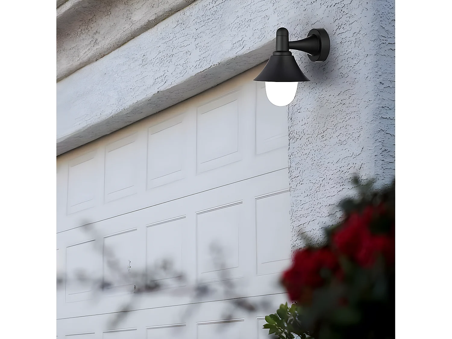 Lampada da Parete da Esterno Mentolo 1luz Nero Ip44 FABRILAMP