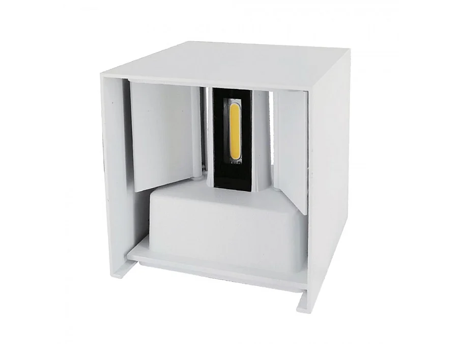 Aplique Exterior De La Serie Sor Ip65  De Led Acabado Blanco