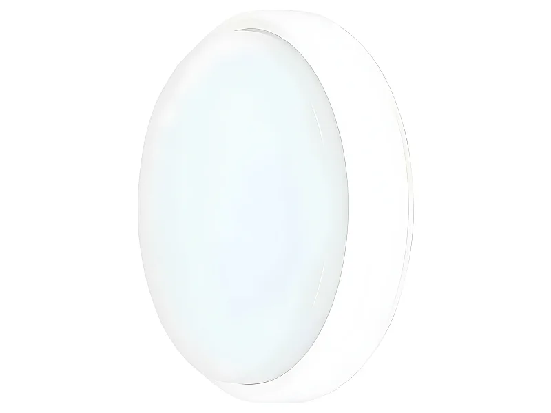 Aplique Exterior Redondo De18w Yucatan Ip65 Blanco