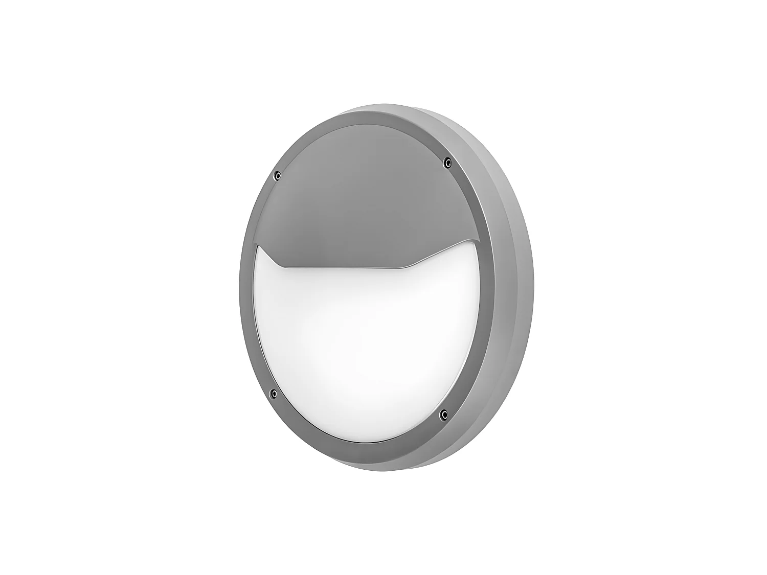 Aplique Para Exterior  Modelo Coliandro Acabado Gris Ip65