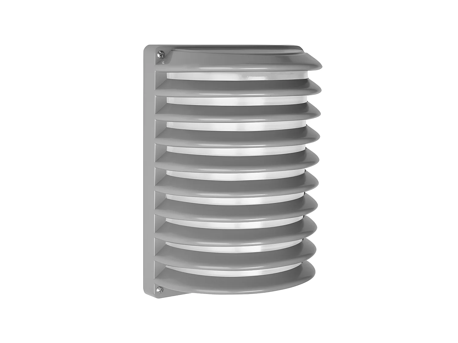 Aplique Achernar Gris En Aluminio Con Ip 44 Para Exterior