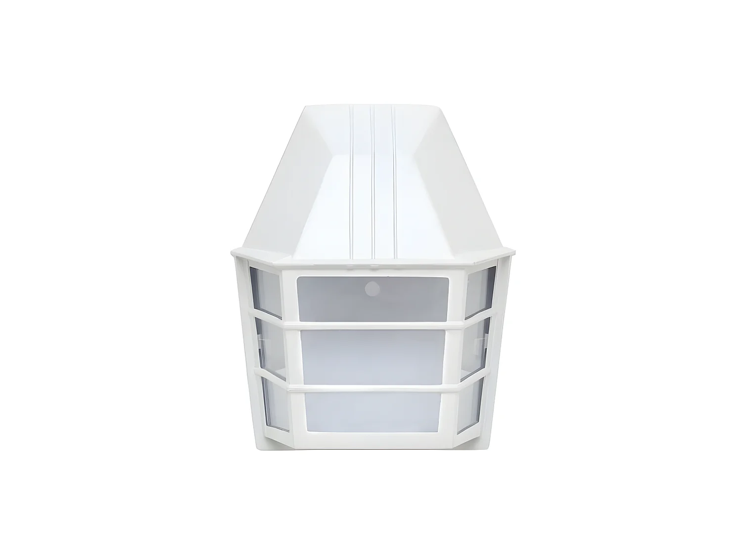 Aplique Para Terraza O Jardin En Aluminio Blanco Modelo Acrux