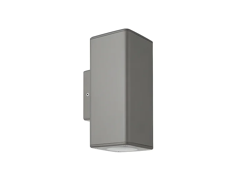 Applicare una doppia luce per esterno modello Yopol Grey FABRILAMP