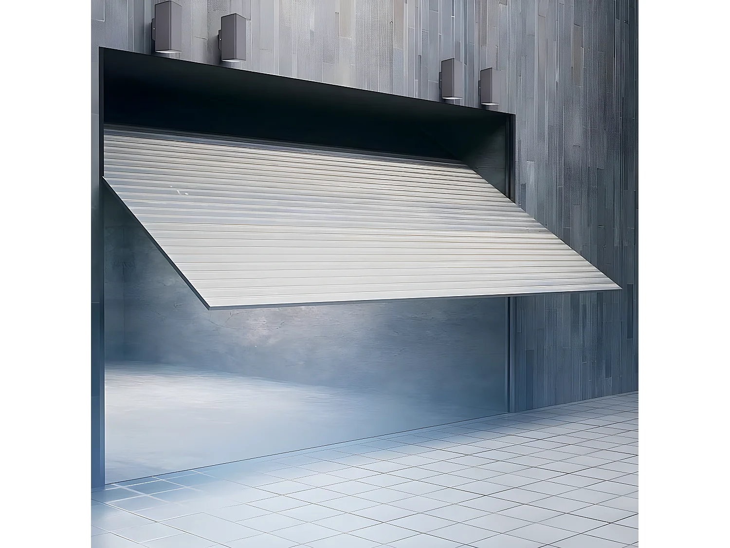 Aplique Doble Luz Para Exterior Modelo Yopol Gris