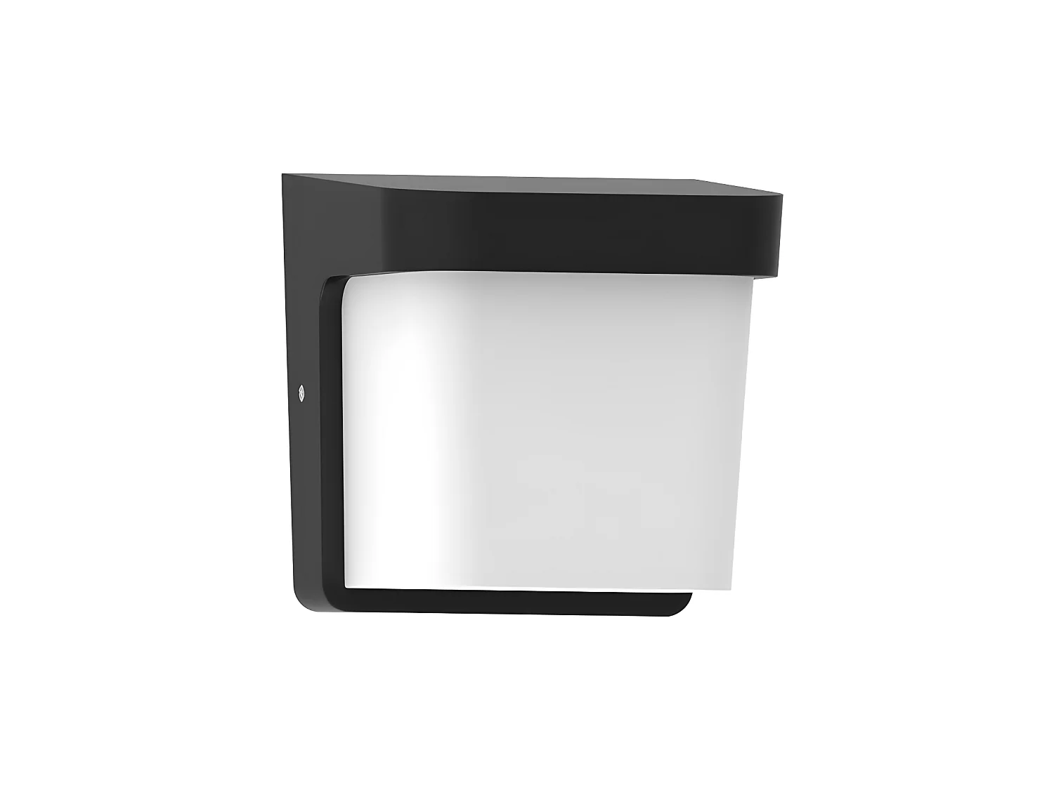 Aplique Exterior Modelo Agar Acabado Negro  Ip65