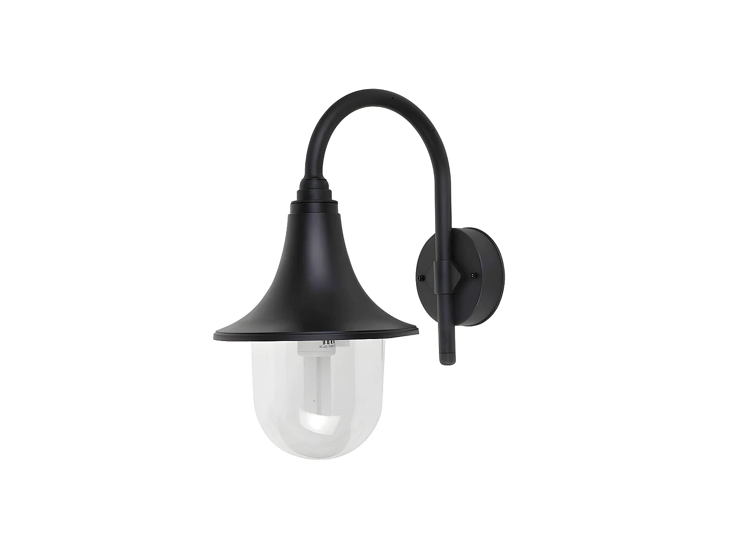 Aplique Para Terraza O Jardin  Hinojo Negro Ip44,