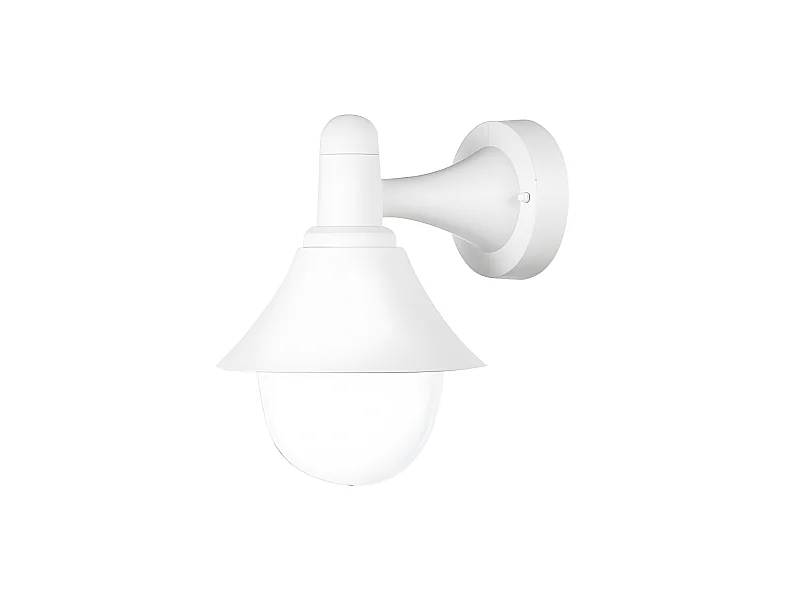 Aplique Para Jardin Mentol Blanco Ip44,