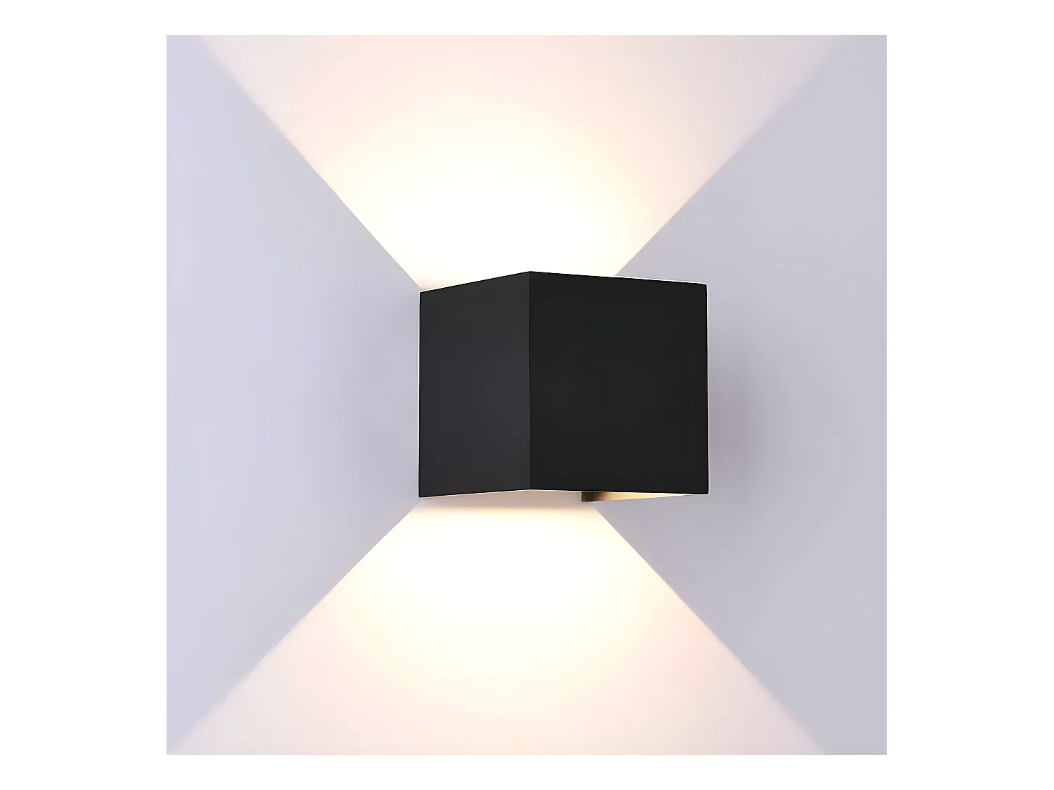 Éclairage LED pour l'extérieur, appliquez DAVOS noir MANTRA