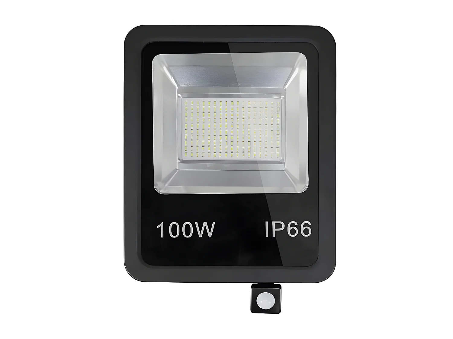 Projecteur FABRILAMP avec capteur et participation noire IP66 dans la série Olivino