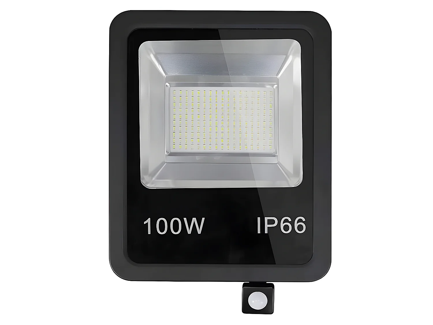 Projecteur FABRILAMP avec capteur et participation noire IP66 dans la série Olivino