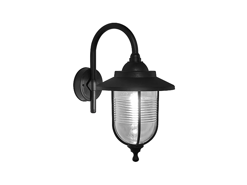 Iluminacion De Pared Exterior Canela  Negro