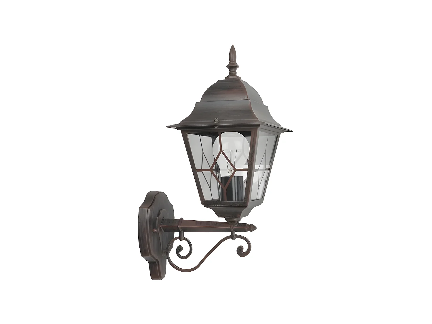 Applique murale marron pour terrasse ou jardin BOOTES IP 44, FABRILAMP