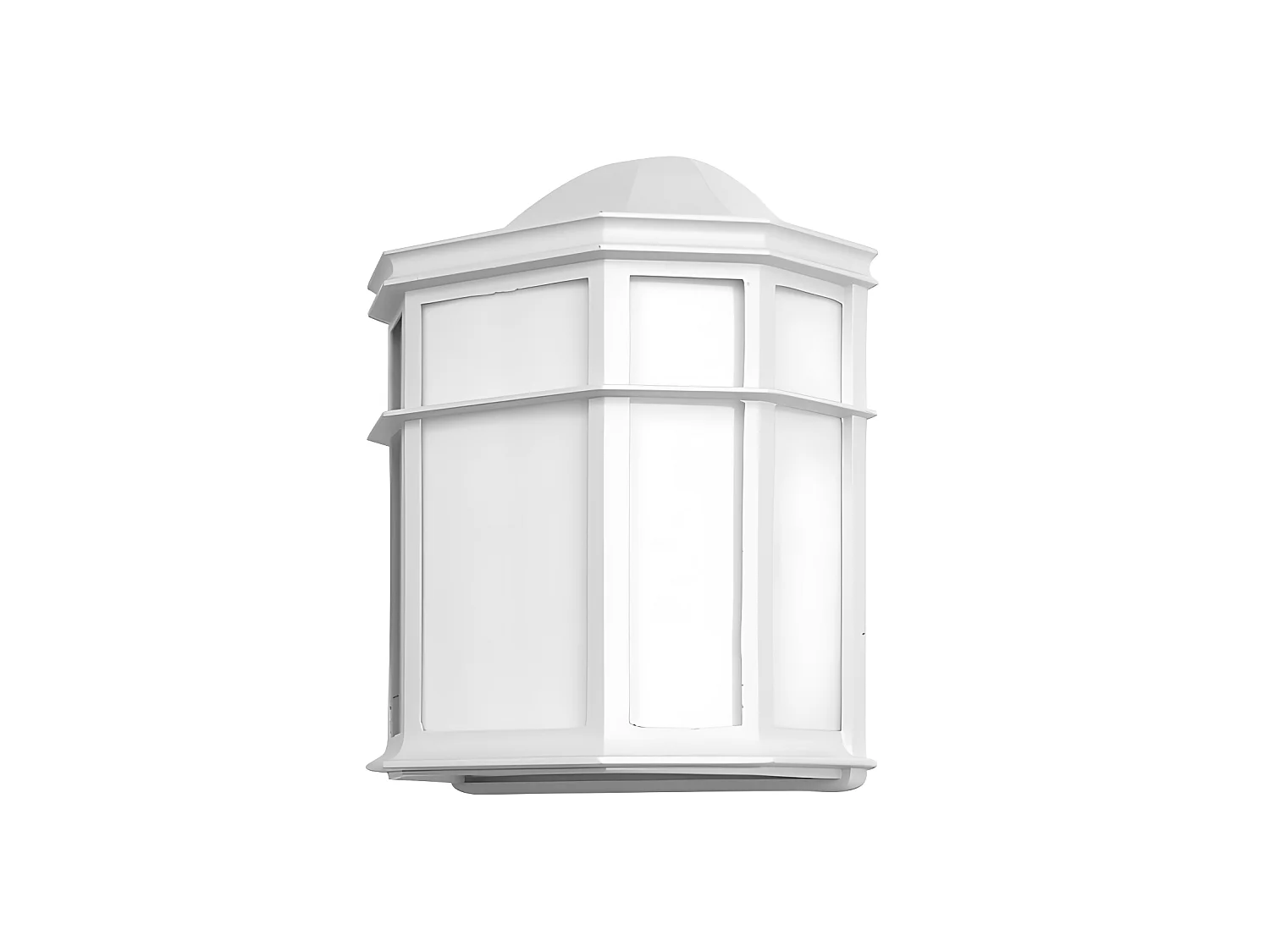 Applicare BELLATRIX bianco per esterno in alluminio Ip44 FABRILAMP