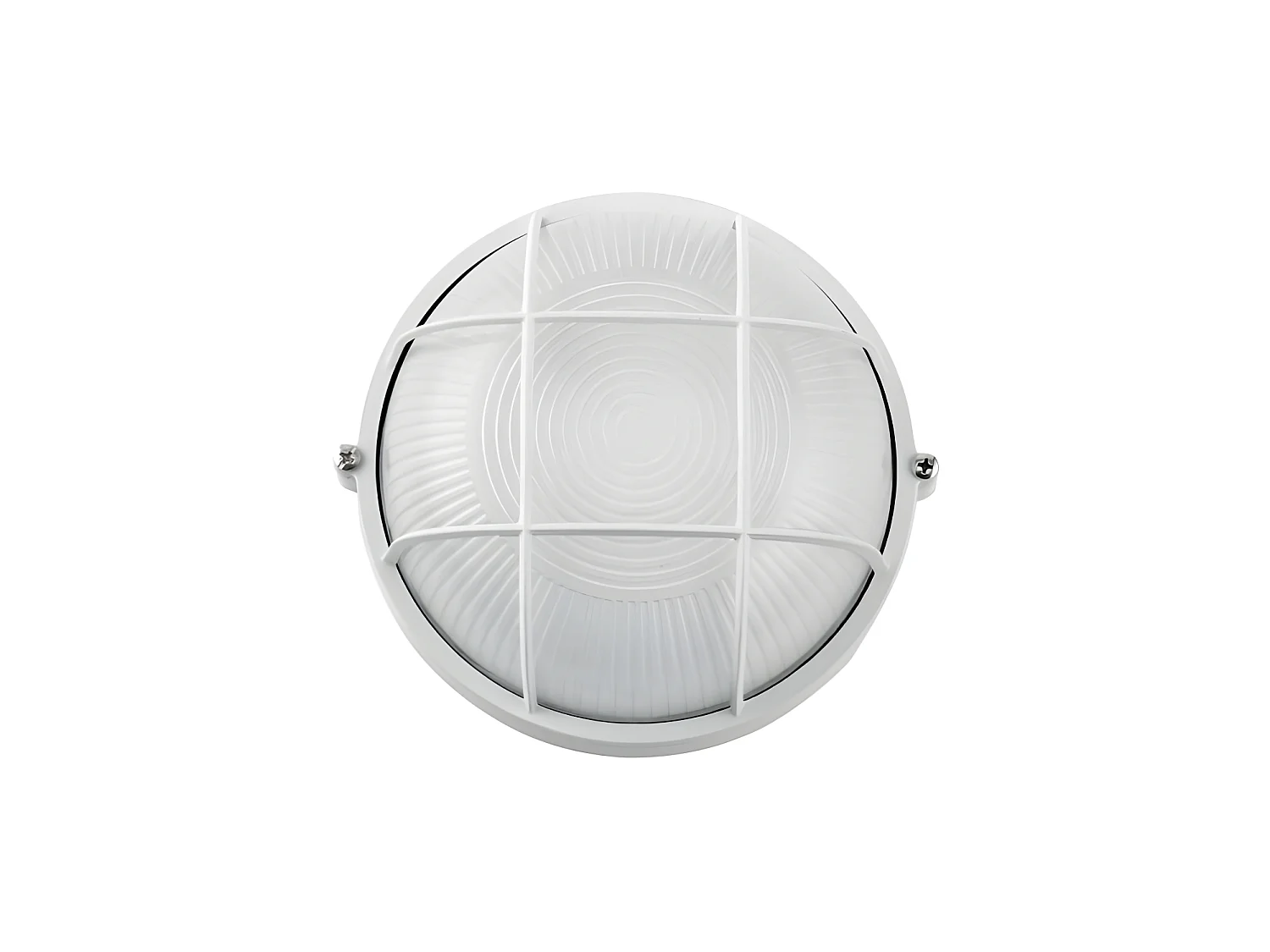 Aplique Apus Blanco Redondo Pequeño, De Aluminio,