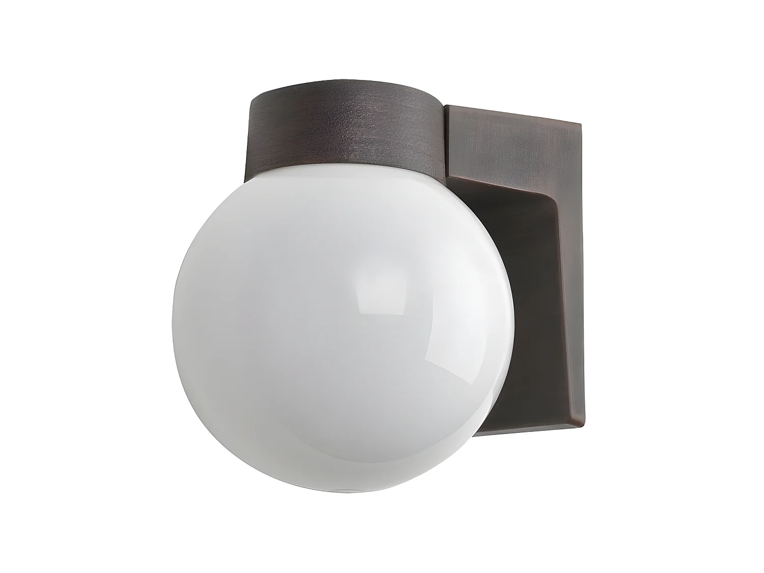 Lampada da parete esterna in alluminio PROCYON Marrone FABRILAMP