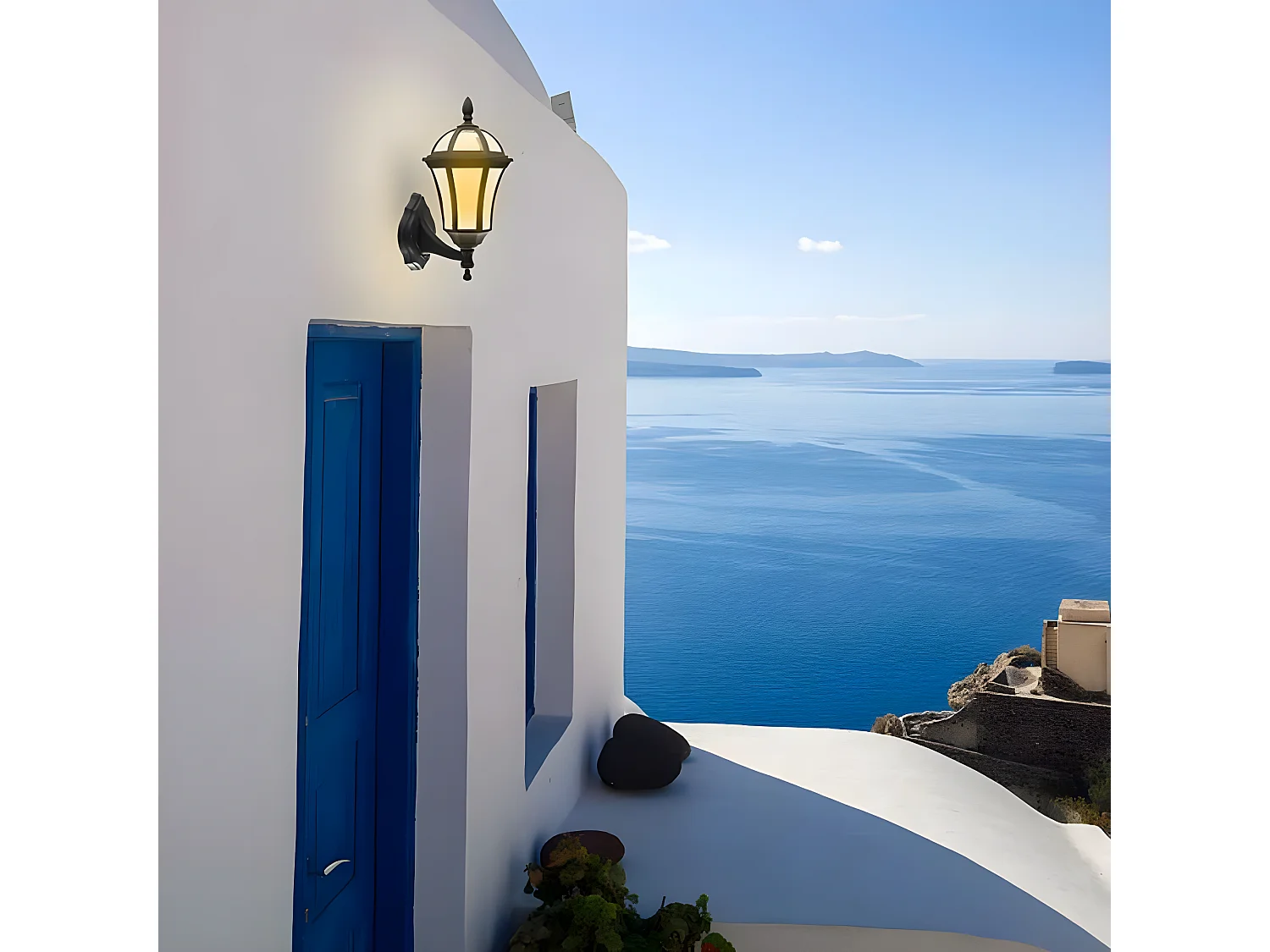 Aplique Comino Negro Ip44 En Policarbonato