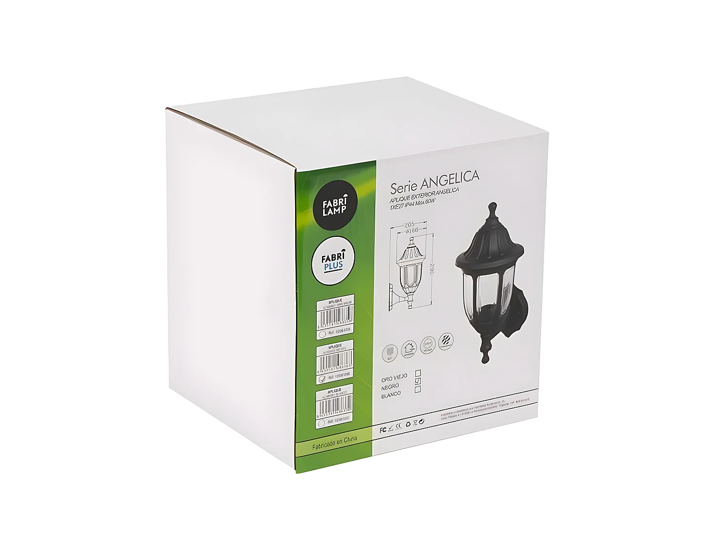 Aplique Blanco Modelo Angelica De Una Luz Ip44