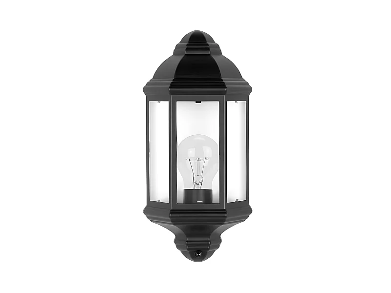 Applique extérieure SHAULA Aluminium Noir, IP 44 FABRILAMP