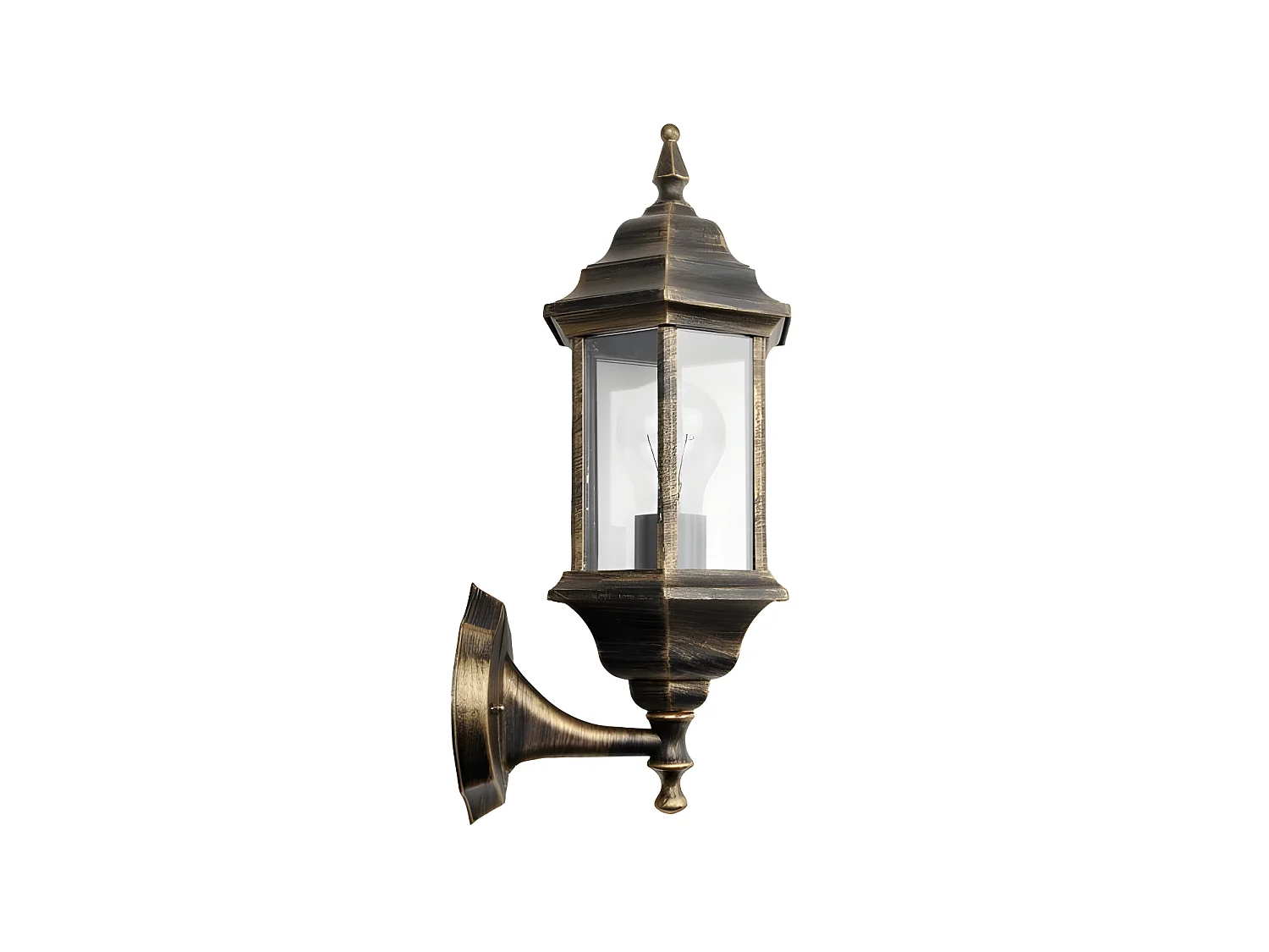 Aplique Ext. Aluminio Pollux Pequeño Ip44