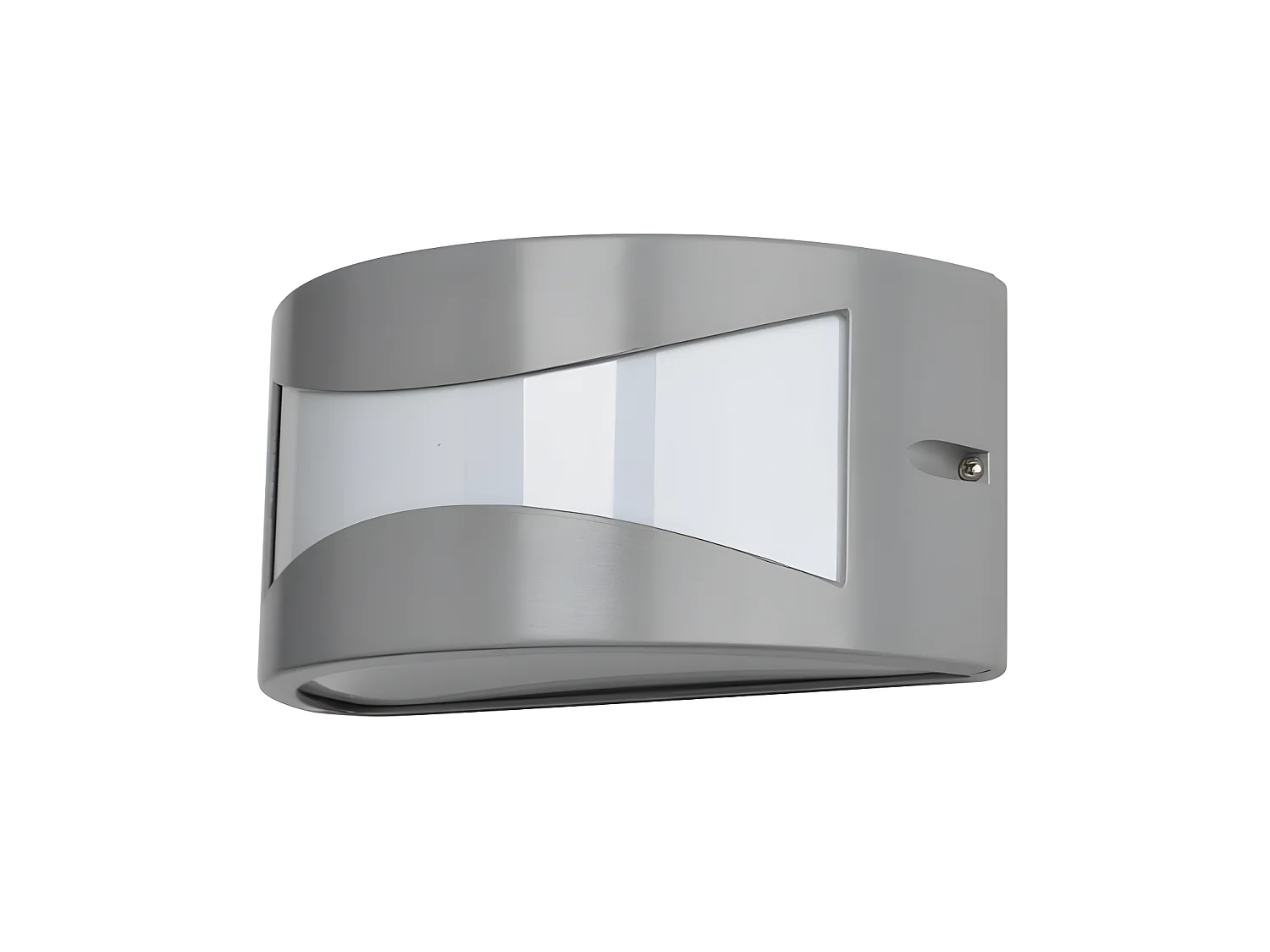 Lampada da parete in alluminio HADAR 1 luce, colore grigio FABRILAMP