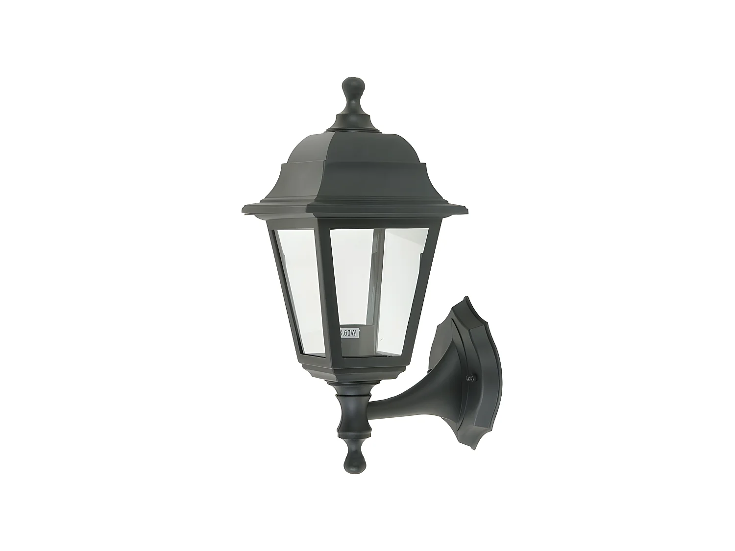 Aplique Exterior De La Sserie Albahaca Negro