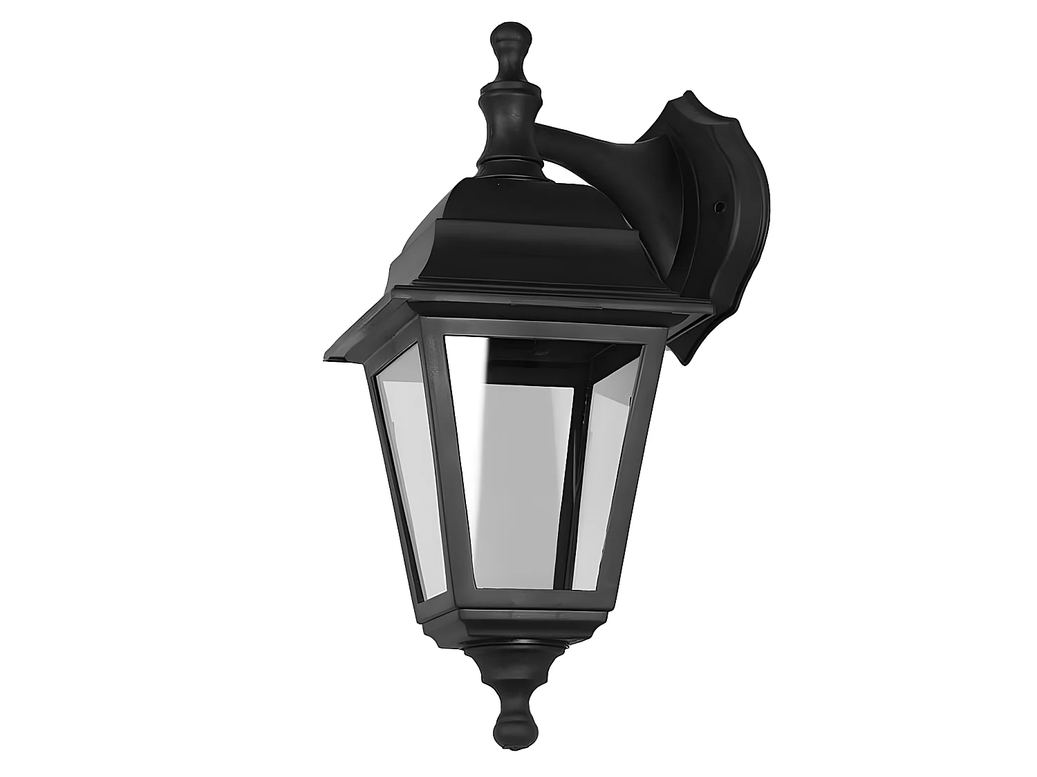 Aplique Exterior De La Sserie Albahaca Negro