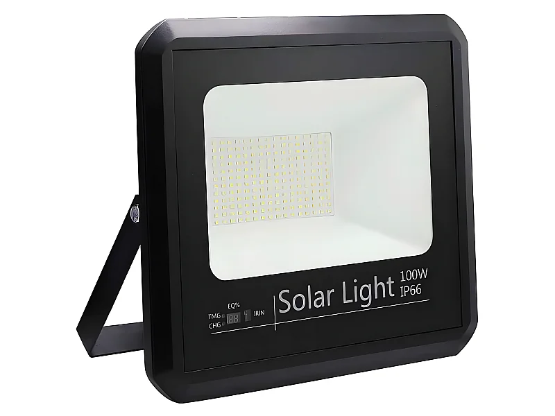 Projecteur solaire Finition 100w Modèle noir Malaquita FABRILAMP