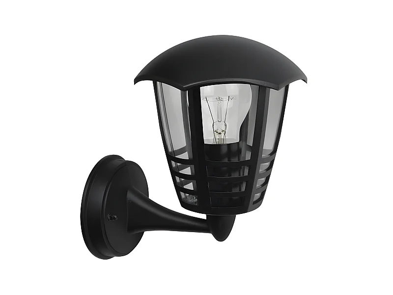 Aplique De Aluminio Modelo Alnilan Negro Para Exterior Ip 44,