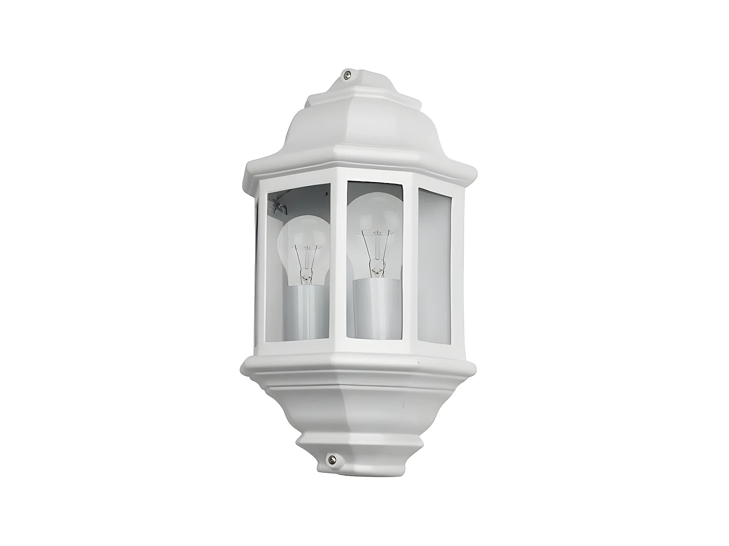 Aplique  Exterior Dos Luces Shaula Blanco Ip44