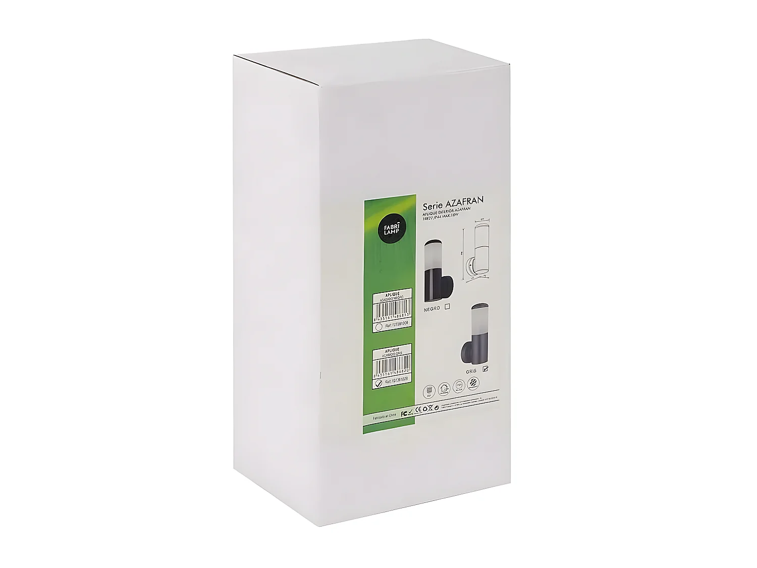 Lampada da parete da esterno Crocus 1 light Nero Ip44 FABRILAMP