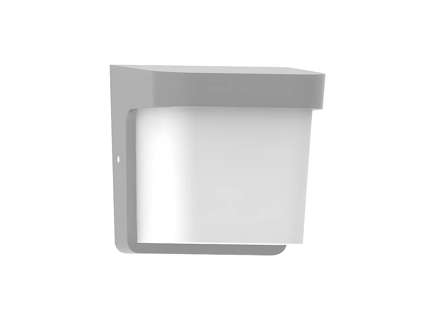 Iluminacion Para Terrazas Aplique Agar Gris Ip65,