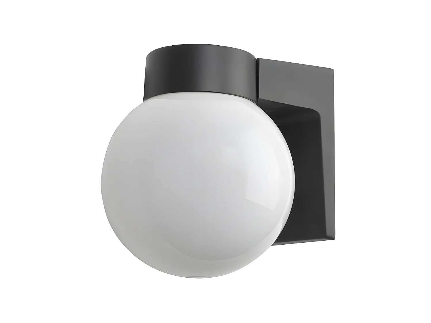 Lampada da parete nera per terrazzo o giardino PROCYON ip-44 FABRILAMP
