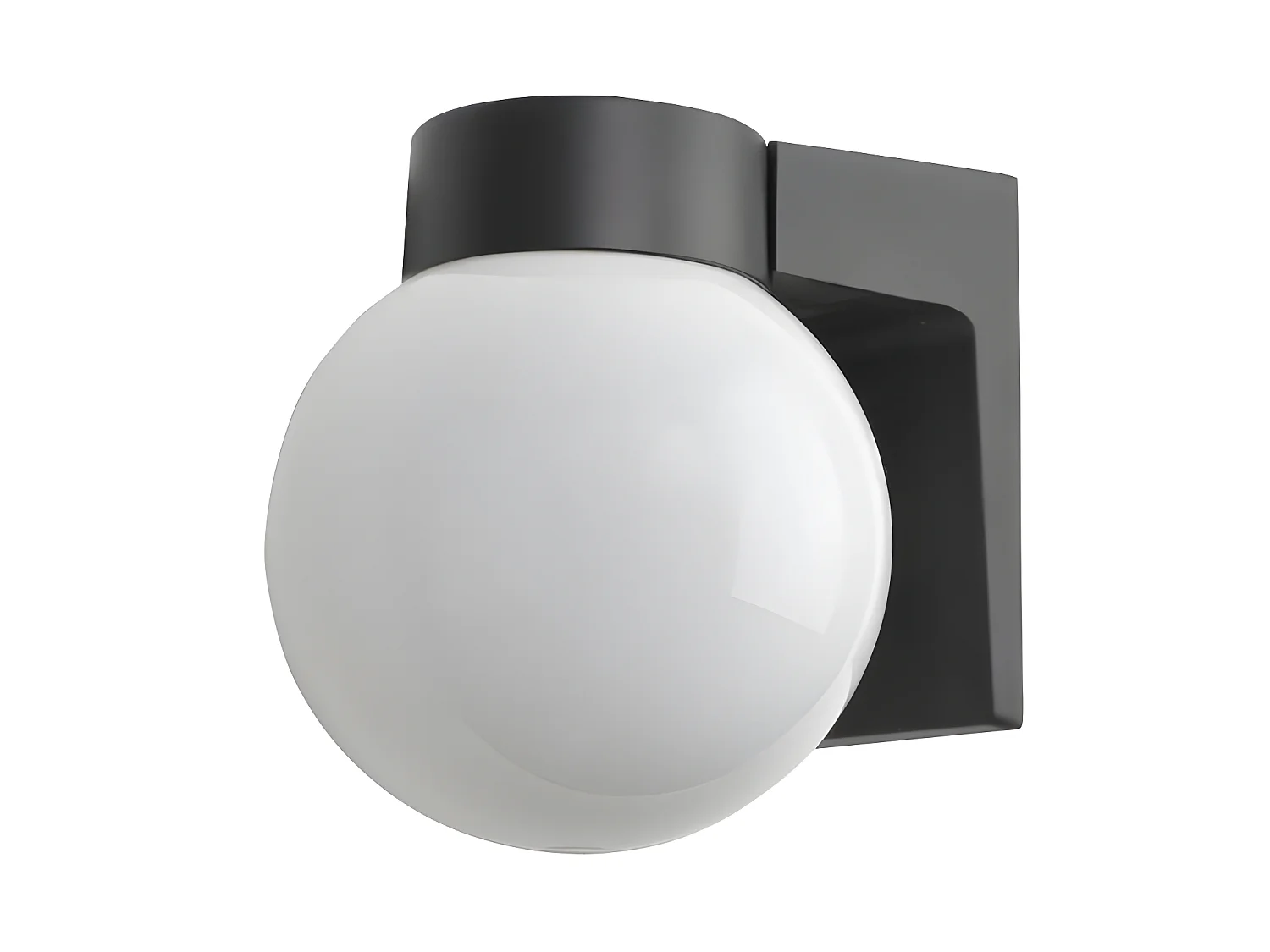 Lampada da parete nera per terrazzo o giardino PROCYON ip-44 FABRILAMP
