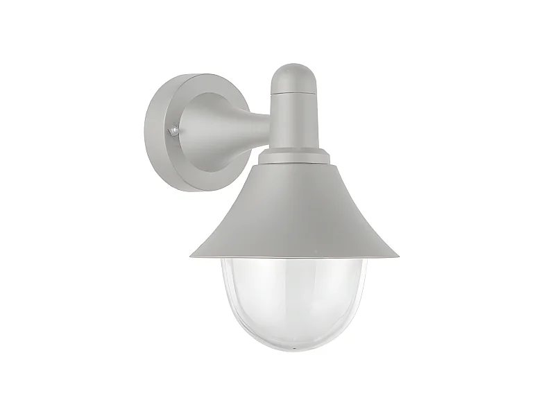 Aplique Para Jardin Modelo Mentol Gris Ip44