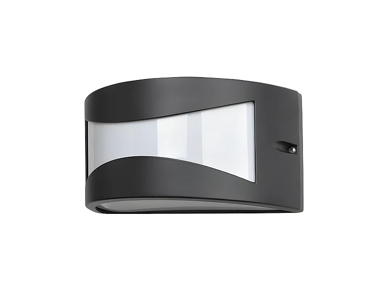 Aplique De Jardin En Aluminio Modelo Hadar Negro