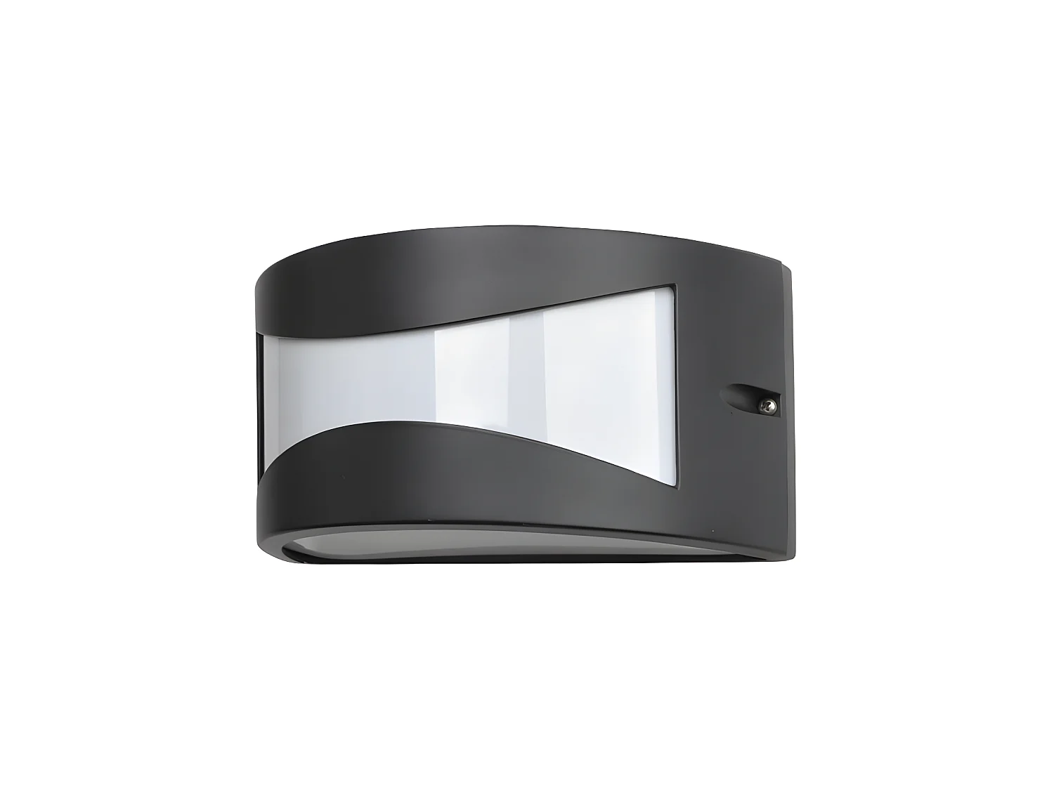 Aplique De Jardin En Aluminio Modelo Hadar Negro