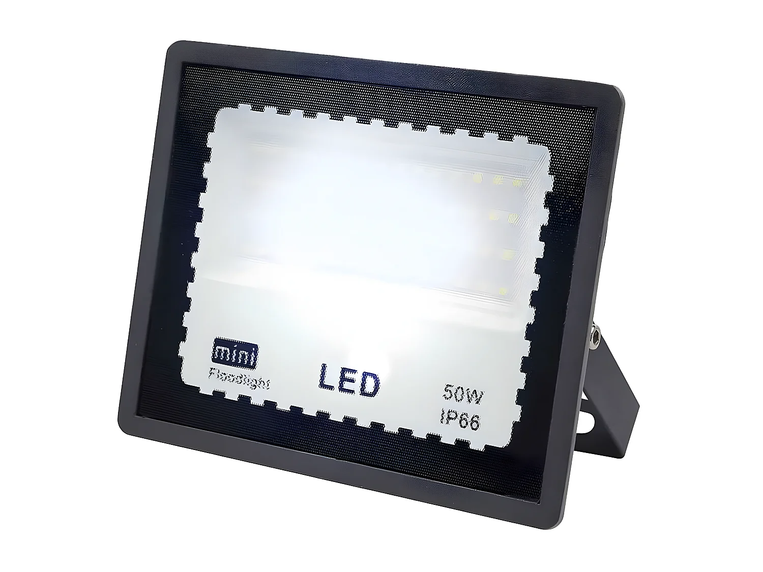 Proyector De La Serie Zircon 50w Negro Con Ip66 De