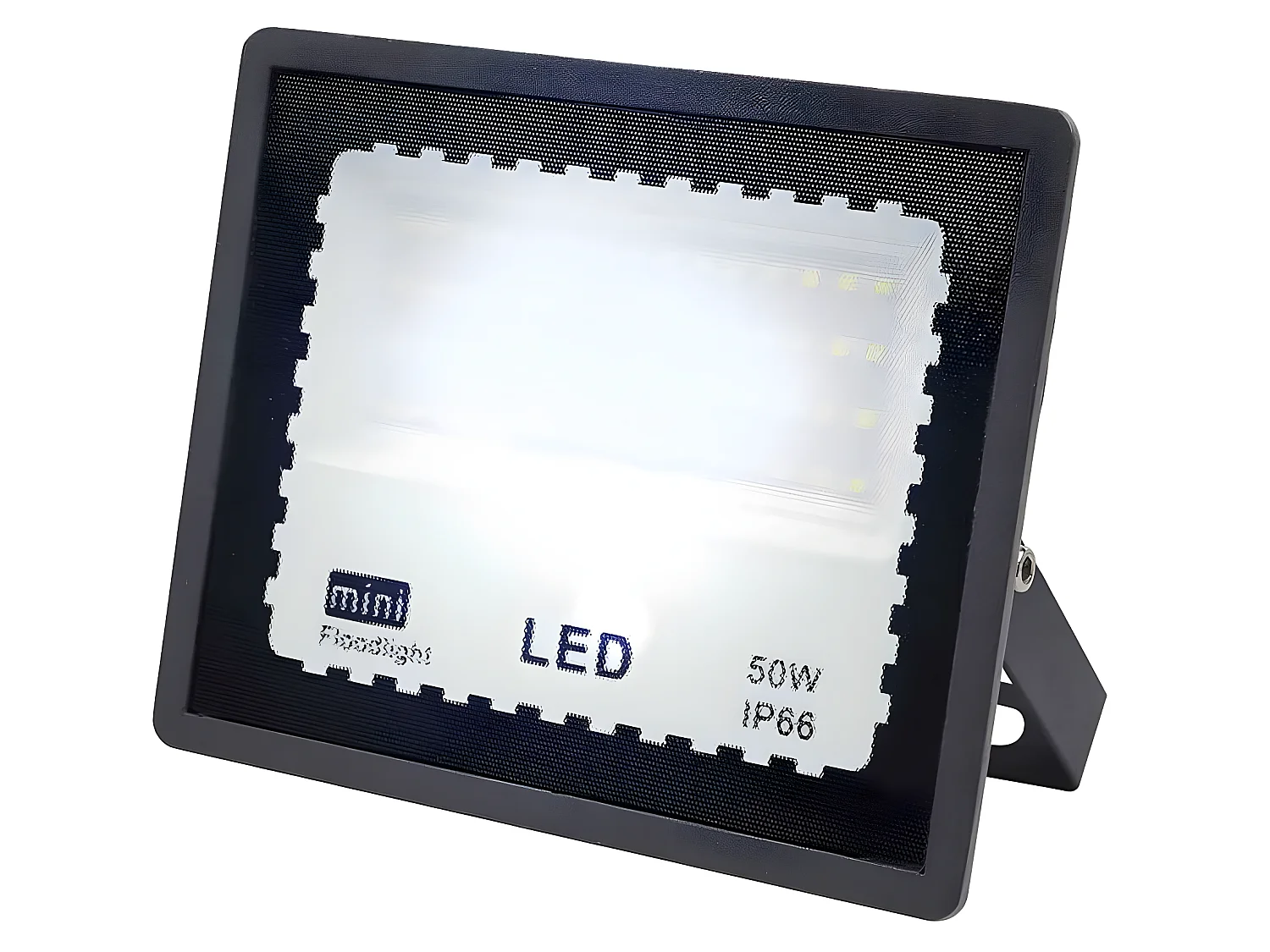 Proyector De La Serie Zircon 50w Negro Con Ip66 De